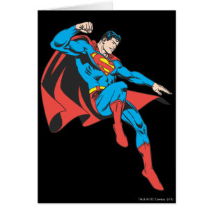 Cartão Superman Lands levemente