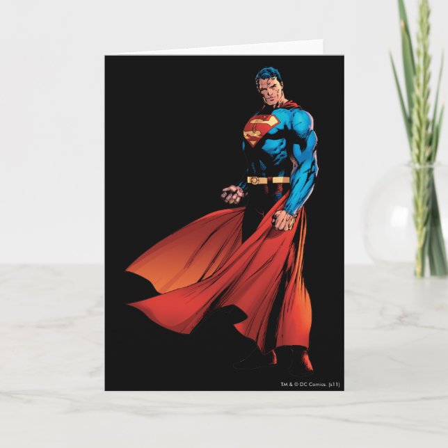 Cartão Superman parece frente (Frente)