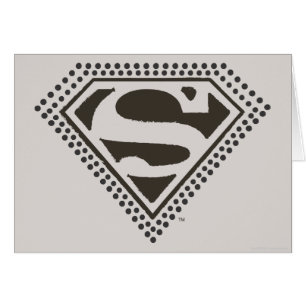 Cartão Superman S-Shield   É tempo de exibição! Logotipo