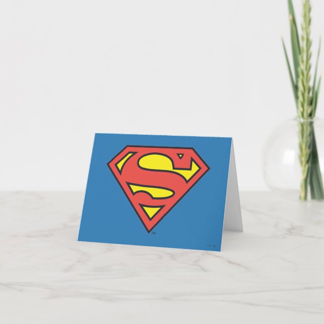 Cartão Superman S-Shield | Superman Logo (Frente)