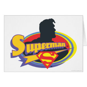 Cartão Superman Silhouette