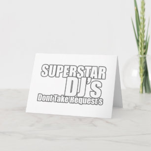 Cartão Superstar DJ