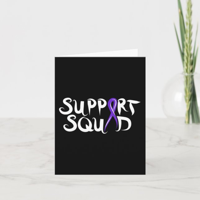 Cartão suporte ao câncer de pâncreas (Frente)