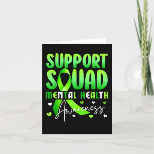 Cartão Suporte de Motivação Consciência Mental do Esquadr