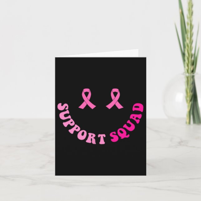 Cartão Suporte Lado a Lado do Cancer de Mama 2 (Frente)