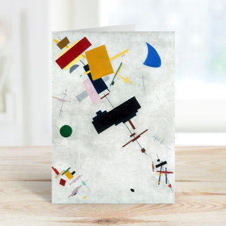 Cartão Suprematismo | Kazimir Malevich