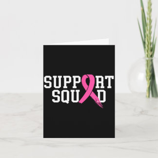 Cartão Suprt Squad Mês de Conscientização do Câncer de Ma