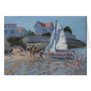 Cartão Sur branco Mer France de Palais do veleiro