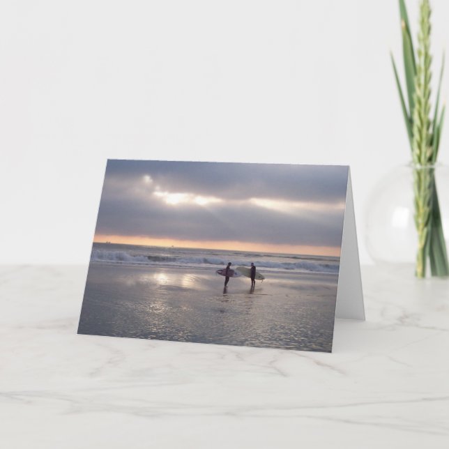 Cartão Surf da manhã (Frente)