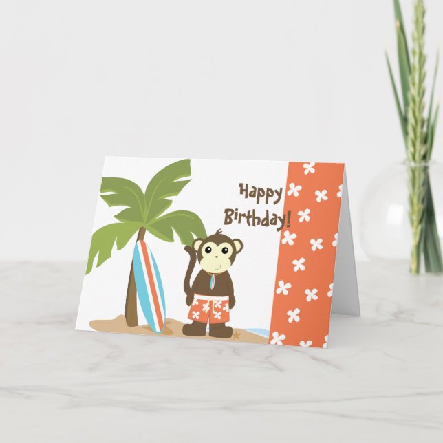 Cartão Surf Monkey (Frente)