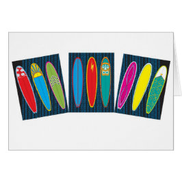Cartão surfboards vintage
