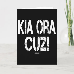 Cartão Surfe Kia Ora Cuz! Remo Sup Lover Novo