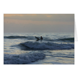 Cartão Surfer Aguarde