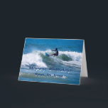 Cartão Surfer Happy Birthday<br><div class="desc">Seu genro é um cara incrível!</div>