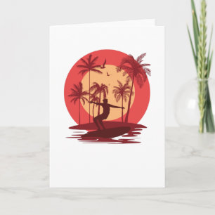 Cartão Surfing Paradise