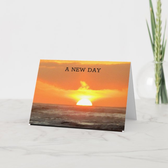 Cartão Surgimento da foto de HOPE (Frente)