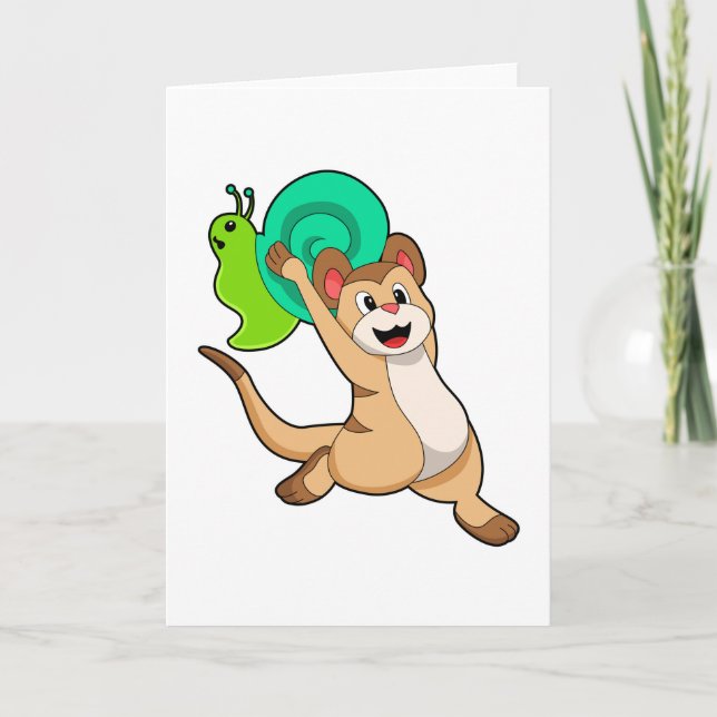 Cartão Suricata com Caracol.PNG (Frente)