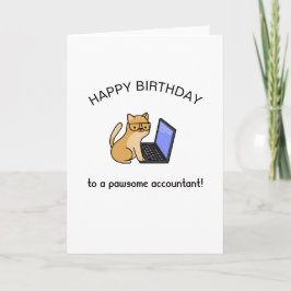 Cartão surpreendente contador, feliz aniversário de um ga