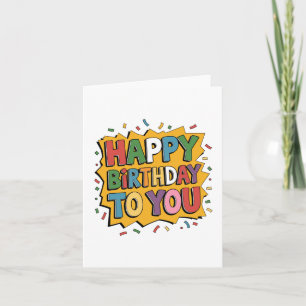 Cartão Surpresa de Histórias Feliz Aniversário