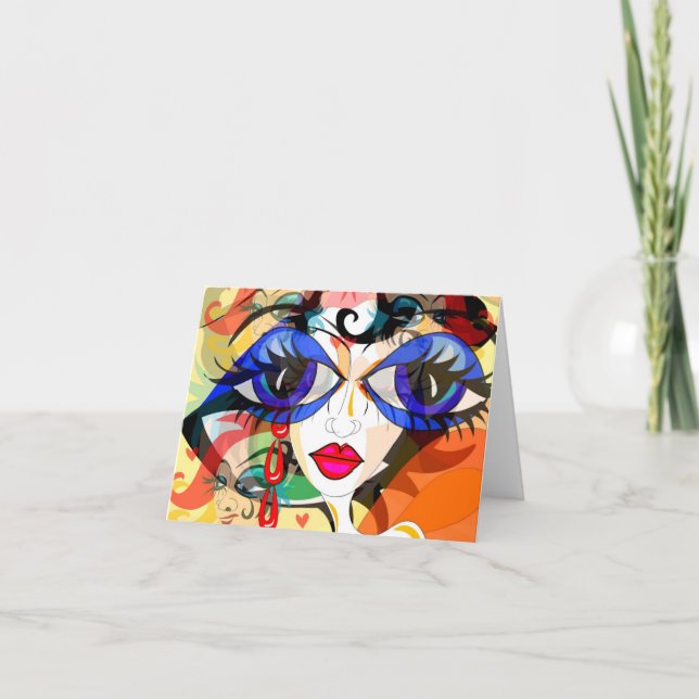 Cartão Surreal Eye Notecard (Frente)