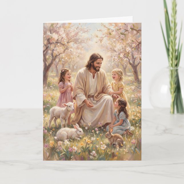 Cartão Surrounded by Love Easter Card (Frente)