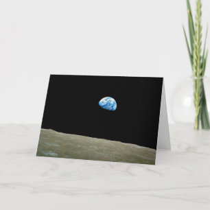 Cartão Surto de Terra levado pela Missão Apollo 8