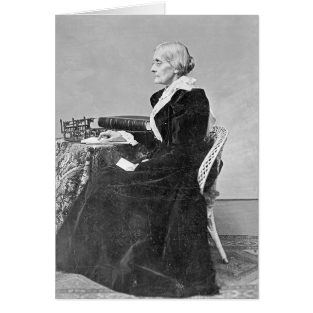 Cartão Susan Brownell Anthony (Frente)