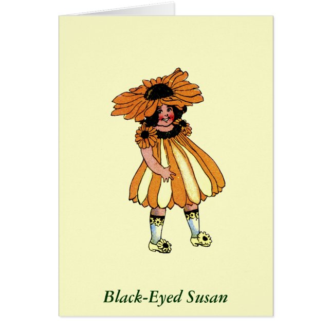 Cartão Susan de olhos negros (Frente)