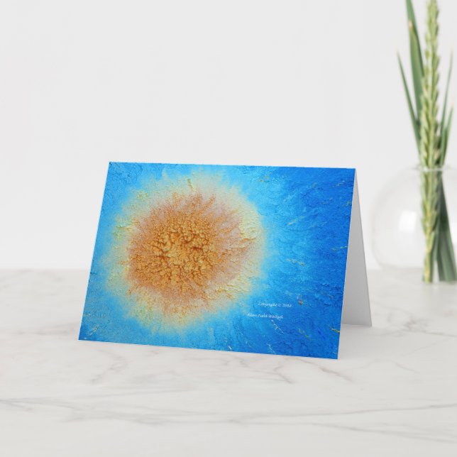 Cartão “Susan’s Summer Sun” Painting (Frente)