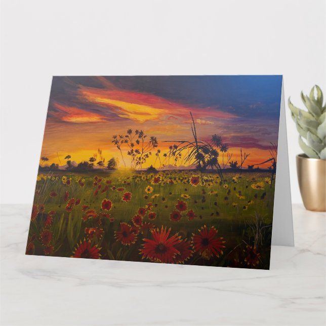 Cartão Susanos de Olhos Negros, Original por Gary Poling (Planta pequena)