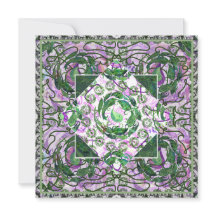 Susea Blu Studios Garden Mandela Card