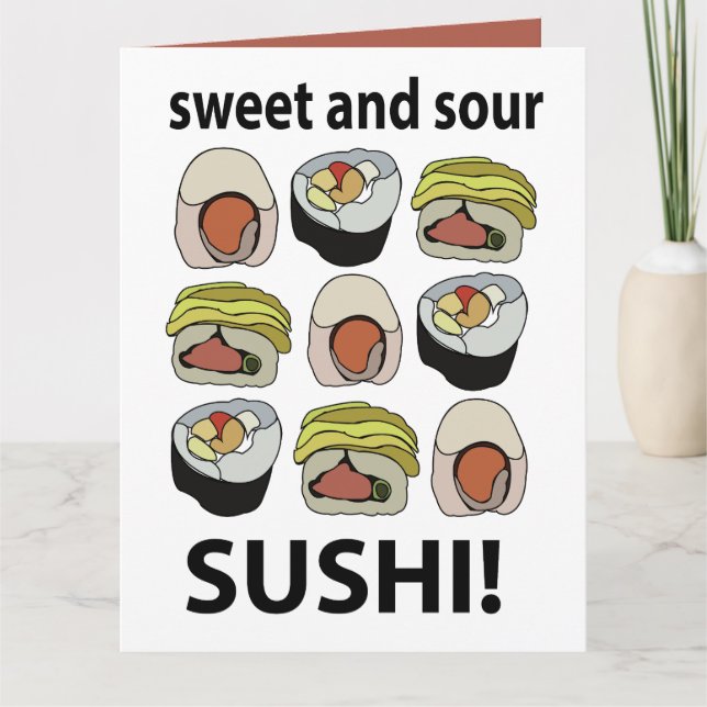 Cartão Sushi Agridoce Sushi (Frente)