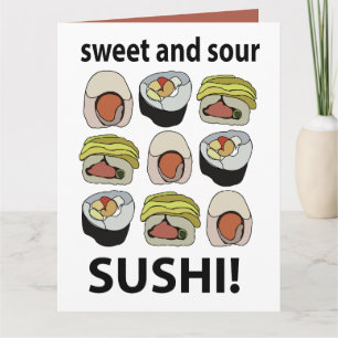 Cartão Sushi Agridoce Sushi