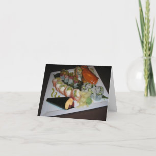 Cartão "Sushi" Greeting Card