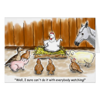 Cartão Susto de palco