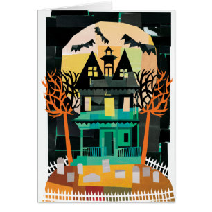 Cartão Sustos assombrados da casa