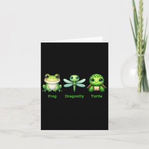 Cartão Sutil Anti-Trump Dragonfly Sapo Humor Político T
