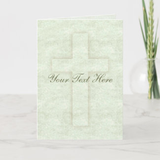 Cartão Sutil Cross Greeting Card