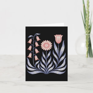 Cartão Sutil Resistir Trump Foxglove Daisip Flower 4t