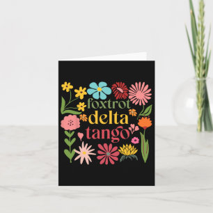 Cartão Sutil Tampão Floral Resiste Flores de Camisa Foxtr
