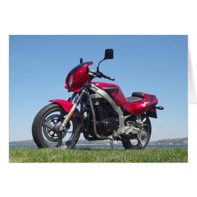 Cartão Suzuki 1992 GS500E (Frente Horizontal)