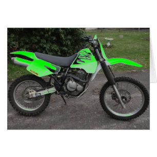 Cartão Suzuki Green DS Dirt Bike