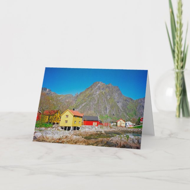 Cartão Svolvaer, Noruega (Frente)