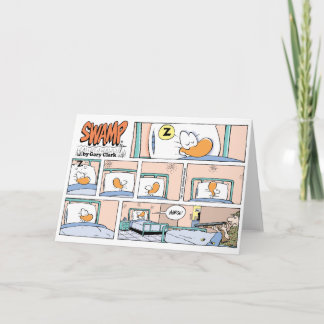 Cartão Swamp Duck Get Well Soon