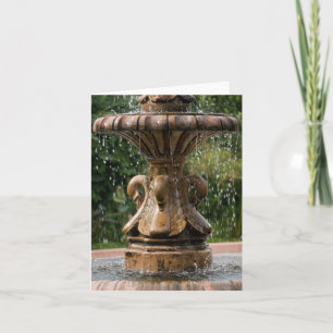 Cartão Swan Fountain Notecard