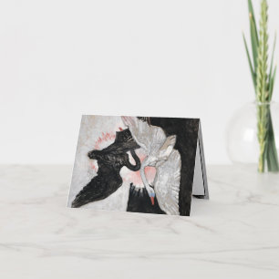 Cartão Swan, Grupo IX, nº 2, por Hilma af Klint