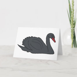 Cartão Swan Negro