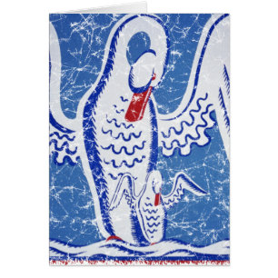 Cartão Swans aflitos