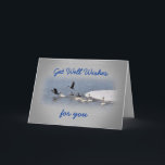 Cartão Swans & Geese embbk- customize any occasion<br><div class="desc">Change the words on this card on the front and inside as you wish for any occasion desired. Go to my BIRDS SECTION to see matching gift items or type Swans & Geese in my searchbox near the top of my right sidebar on my home page.</div>
