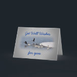 Cartão Swans & Geese embbk- customize any occasion<br><div class="desc">Change the words on this card on the front and inside as you wish for any occasion desired. Go to my BIRDS SECTION to see matching gift items or type Swans & Geese in my searchbox near the top of my right sidebar on my home page.</div>